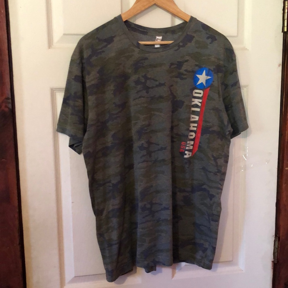 Oklahoma Camouflage T-Shirt Mens Large L